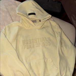 Yellow ESSENTIALS FEAR OF GOD hoodie